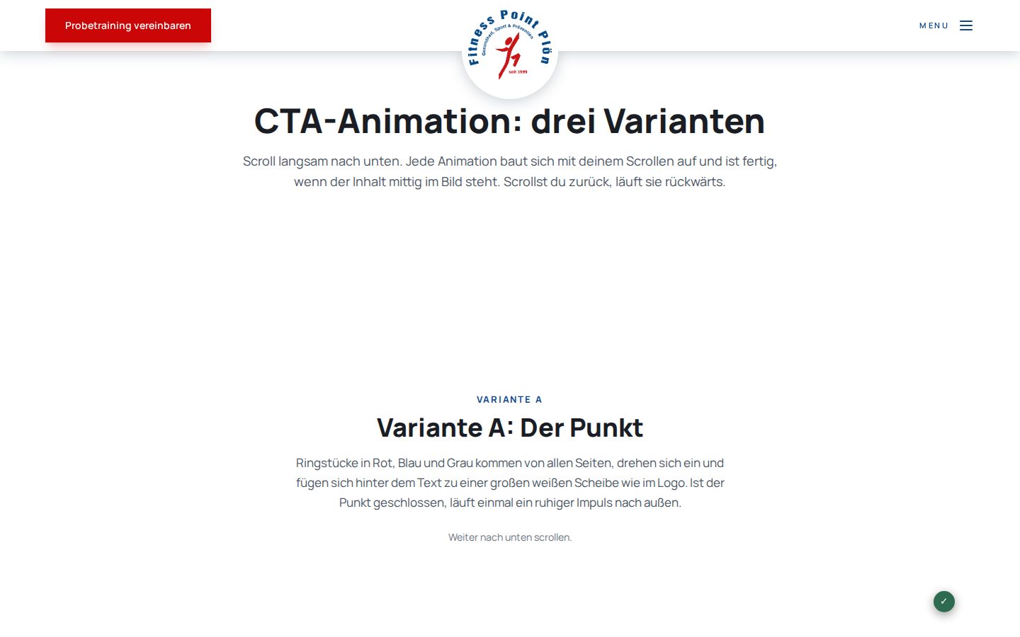 CTA-Varianten A, B, C