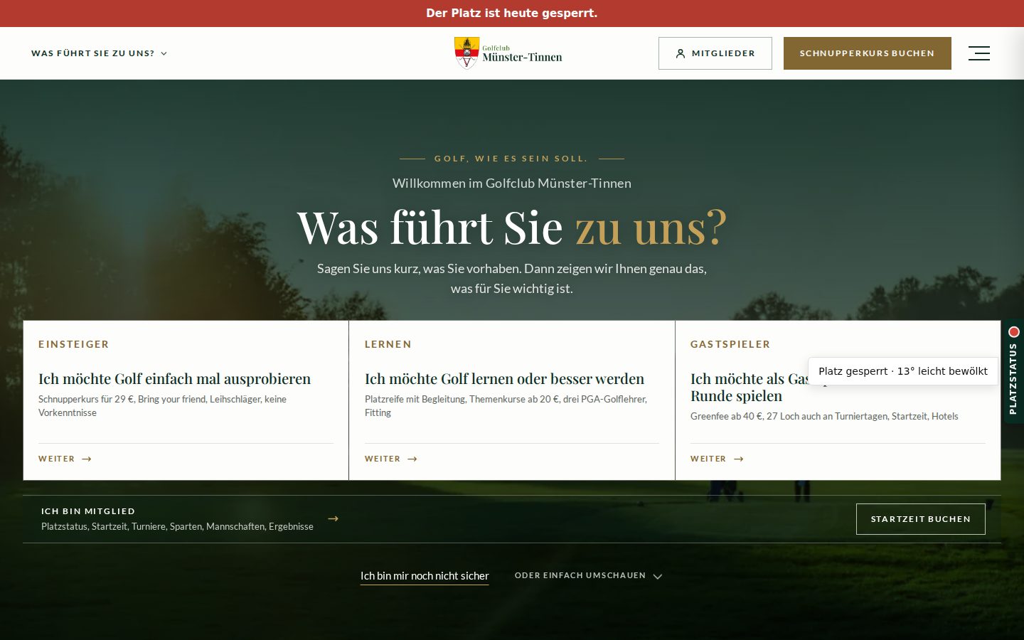 Pilot Tinnen, reduzierter Entwurf (ohne Ablauf)